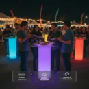 sewa LED Furniture Cylinder Pot Meja