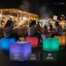 sewa totem led cube 60 kursi kotak modular