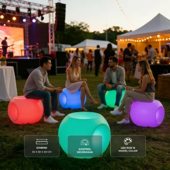 sewa kursi modular LED Furniture Wormery