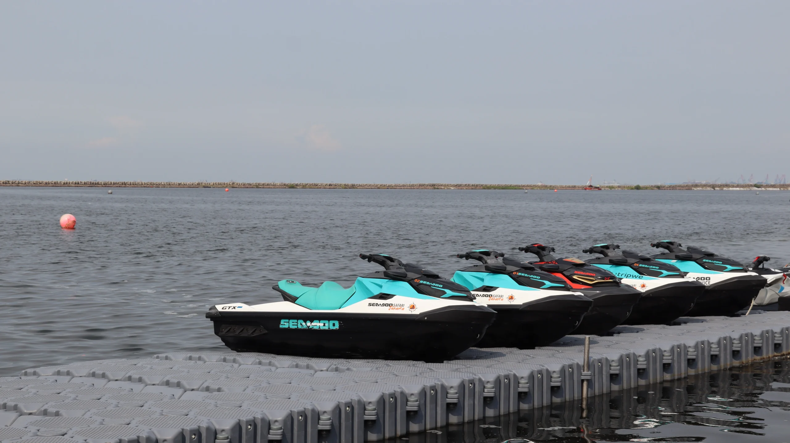 dermaga jet ski kubus apung