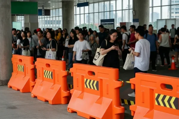 Cara Memilih Water Barrier Pembatas Jalan Orange Rentalink