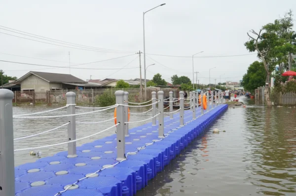 Jembatan Apung Darurat kubus apung rentalink