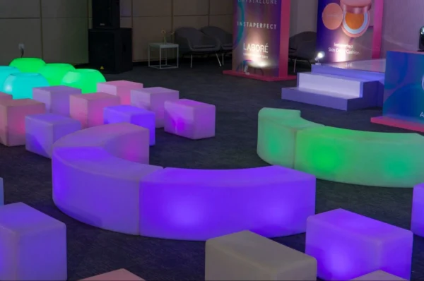 kursi led furniture untuk event rentalink