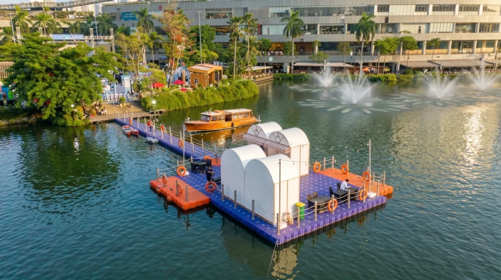 sewa kubus market apung rentalink