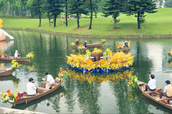 Platform Apung untuk Wedding kubus apung rentalink